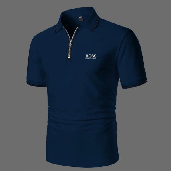 Zippered Poloshirt