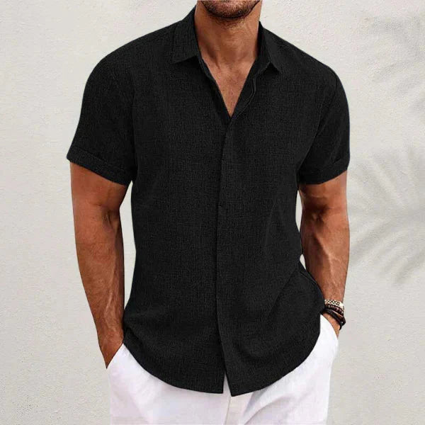 Jared - Men's summer shirt made of breathable cotton-linen