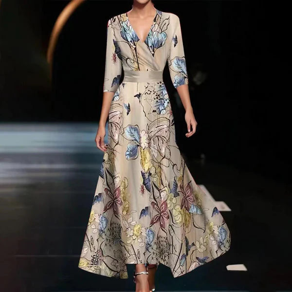 Yuna - Floral wrap dress