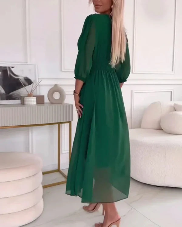 Niobe - Elegant women's dress with mid-length sleeves