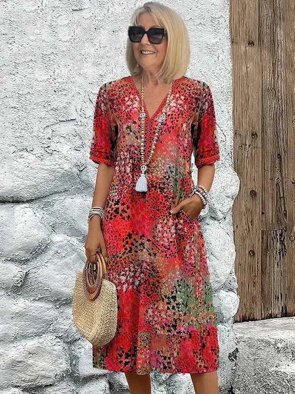 Skye - V-neck summer dress