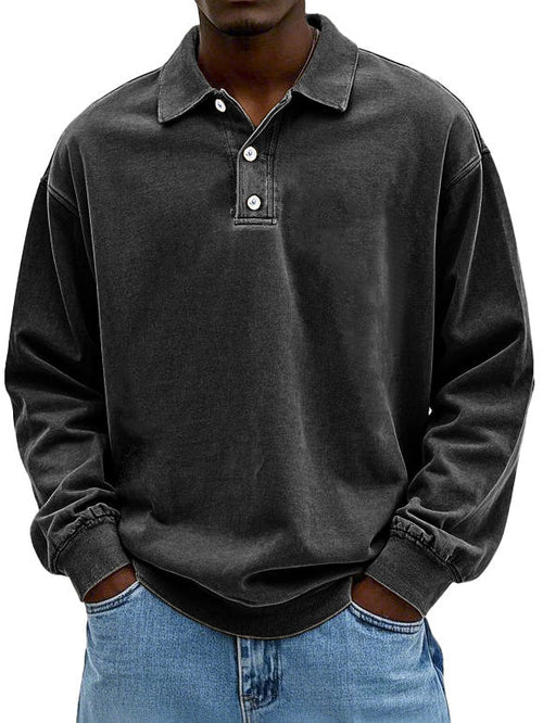 Caspian - Men's long-sleeved polo of the highest quality
