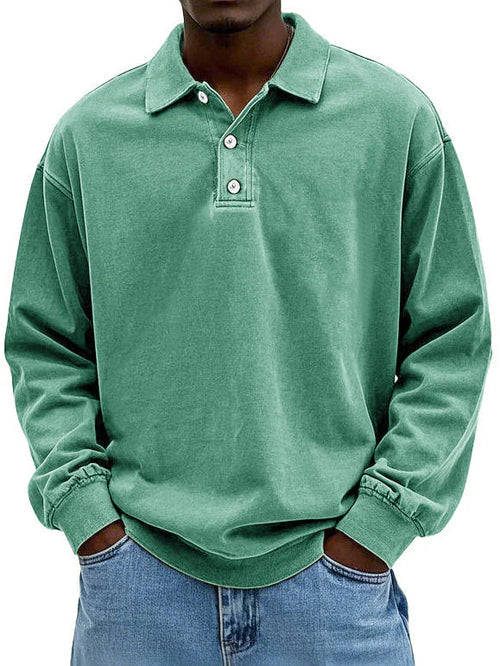 Caspian - Men's long-sleeved polo of the highest quality