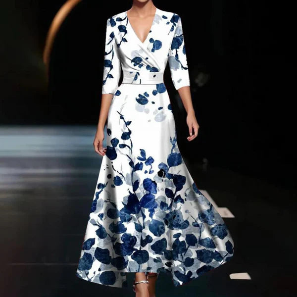 Yuna - Floral wrap dress